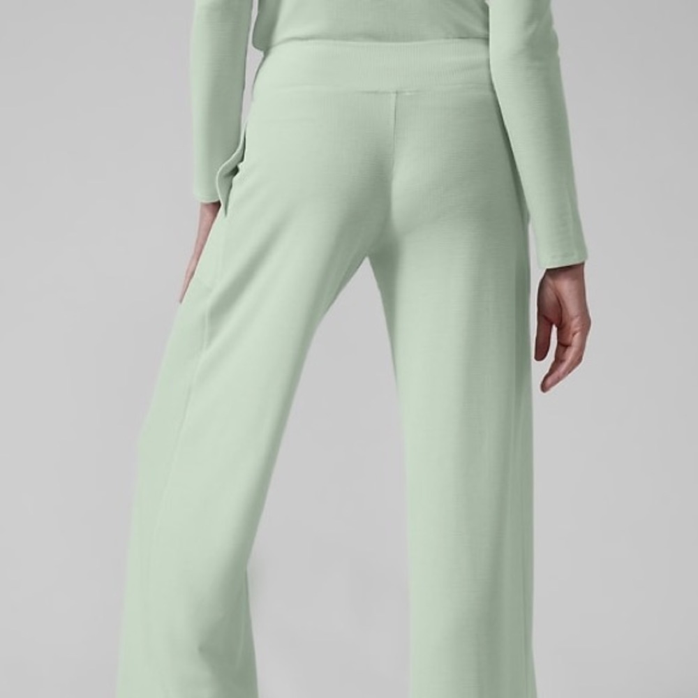 NWT Athleta Wind Down Sleep Wide Leg Pant/ PINK - Picture 3 of 4